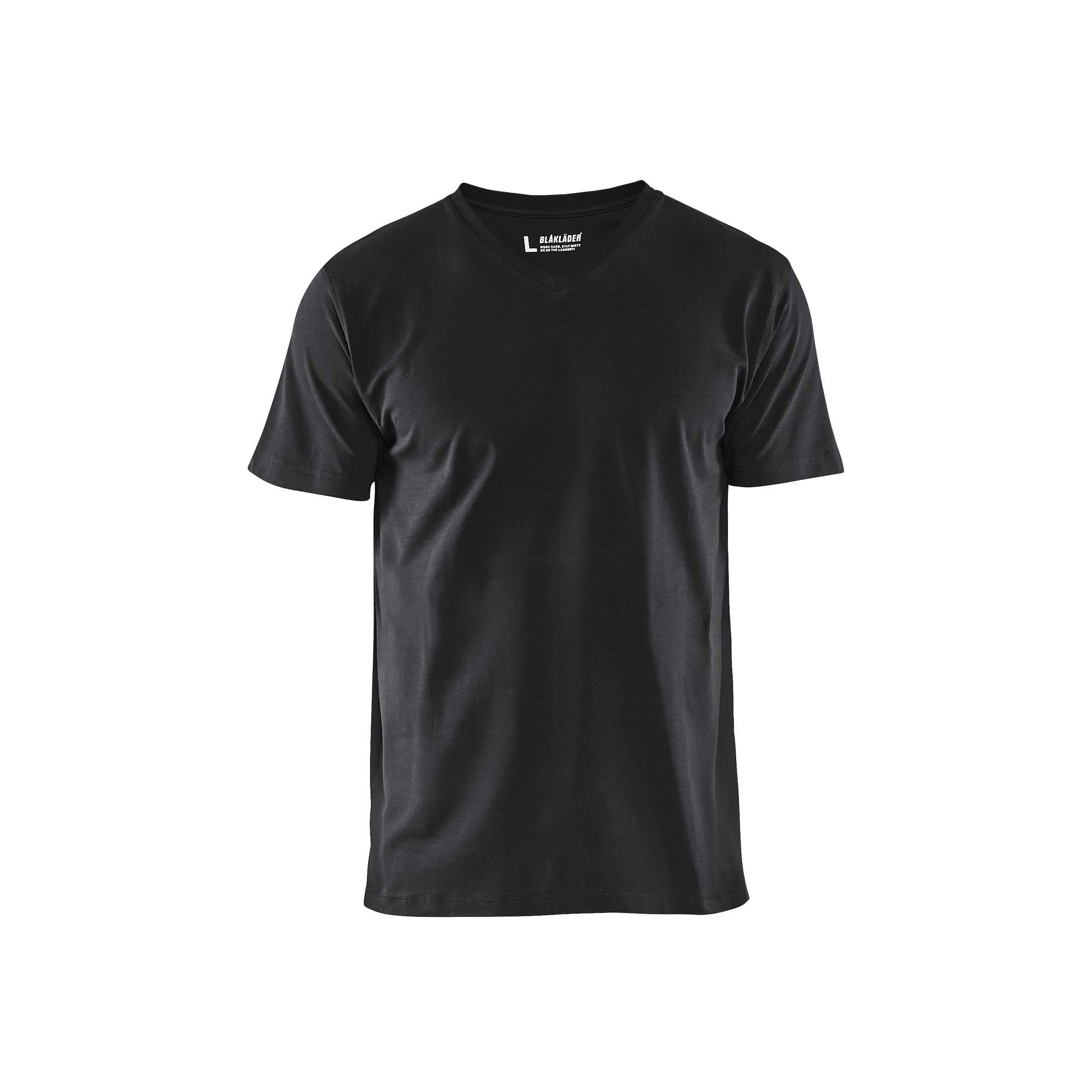 BLAKLADER 33601029 T SHIRT, V NECK Short Sleeve Work T-Shirt MEN - 95% Cotton